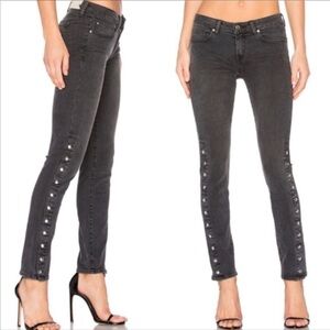 IRO Biba Grey Jeans In Worn Out Wash Size 26